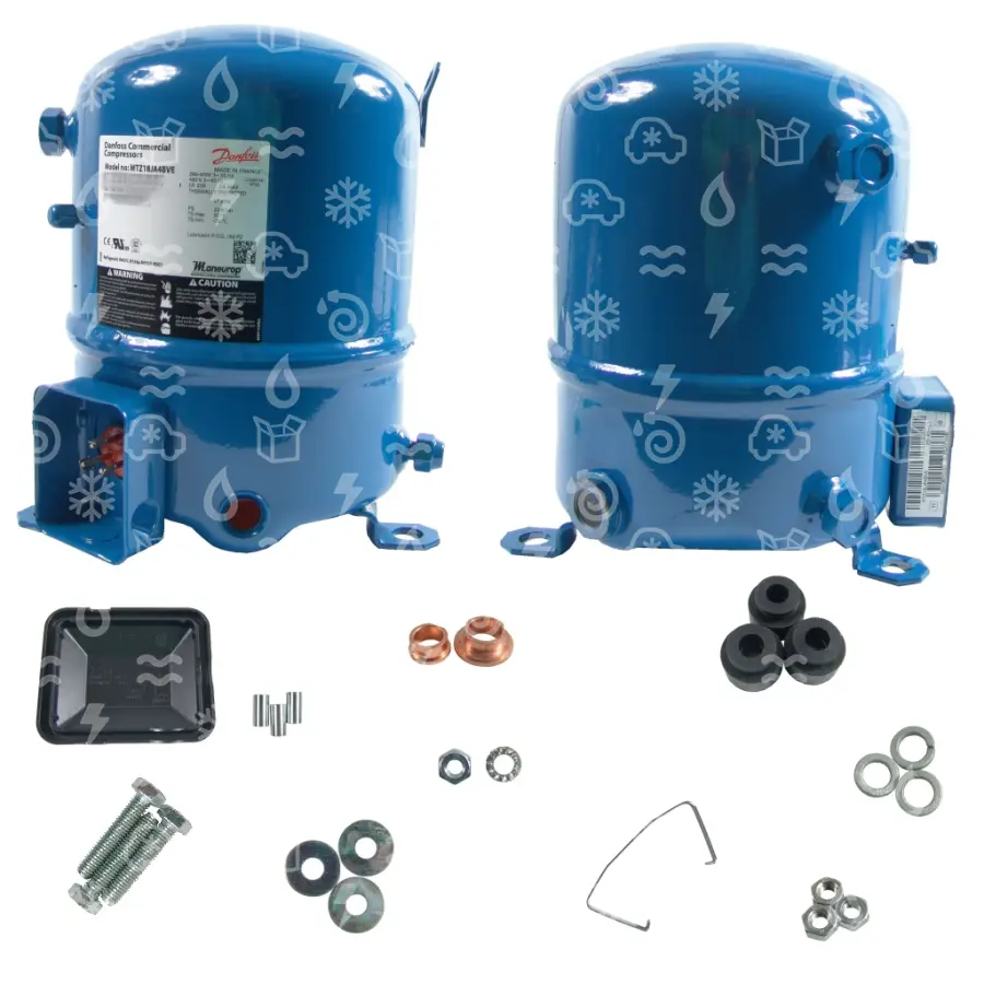 kompresor Maneurop MTZ-18JA4V, MBP - R134a, R404A, R407C, 380 V, 380-400V/3/50Hz, 460/3/60Hz